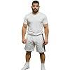 FIGHT-FIT - Fitness Shorts / Weiss / Small