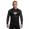 FIGHTERS - Rashguard / Tribal / Schwarz / Medium