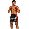 FIGHTERS - Thaibox Shorts / Elite Muay Thai / Schwarz-Rot / Large