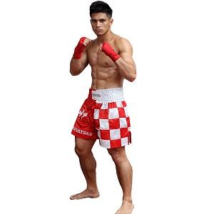 FIGHTERS - Shorts de Muay Thai / Croatie-Hrvatska / Zastava / Medium