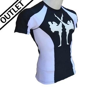 FIGHTERS - Rash Guard / Giant / Noir-Blanc / Large