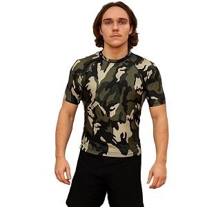 FIGHTERS - Rash Guard / Camouflage / XS (12 - 16 ans, - 155 cm)