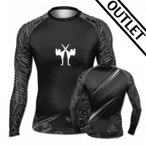 FIGHTERS - Rash Guard / Tribal / Noir / Large