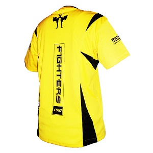 FIGHTERS - Chemise Kick-Boxing / Competition / Jaune / XS