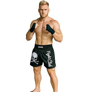 FIGHTERS - Muay Thai Shorts / Fight Club Skull / Noir / XL