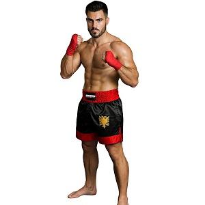 FIGHTERS - Short de Muay Thai / Albanie / Noir / Large