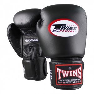 Twins - Guantes Boxeo / BGVL-3 AIR / Negro / 10 oz