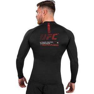 UFC Adrenaline by Venum Authentic Fight Nigh Rashguard / Long-Sleeve / Black / XL