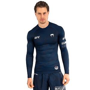 Rashguard Performance à Manches Longues pour Hommes UFC Fusion by Venum Fight Week / Bleu Océanique / Medium