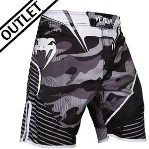 Venum - Fightshorts Shorts de MMA / Camo Hero / Blanc-Noir / Medium