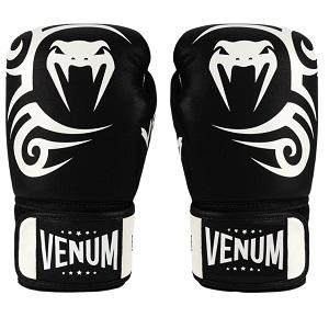 Venum - Gants de Boxe / Mike Tyson Replica / Noir-Blanc / 10 oz
