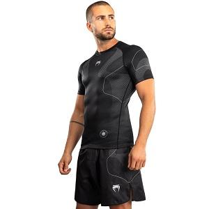 Venum - Rashguard / Nexus / Short Sleeve / Noir-Argent / Small